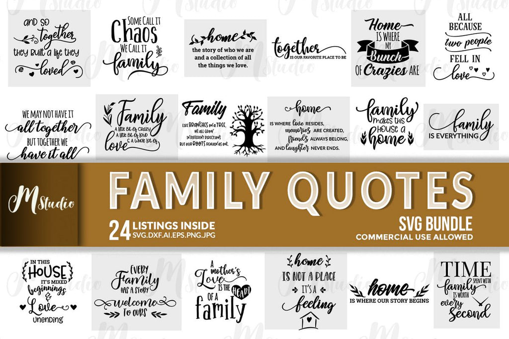 Family Quotes Svg, Family Shirt Svg, Quotes AI Svg, PNG, DXF , Svg, Family Svg